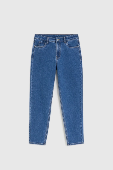 Jeansy z prostą nogawką niebieskie