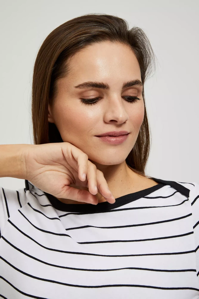 Bluzka biała w paski