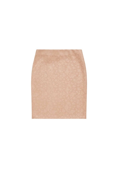 Spódnica ołówkowa karmelowa