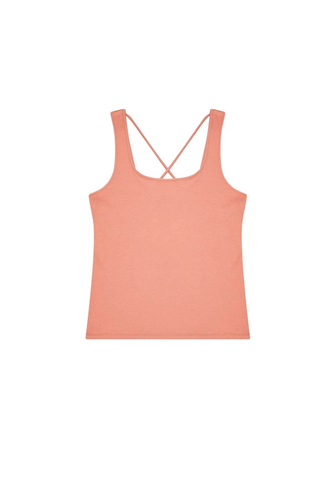 Bawełniany top z ozdobnym tyłem