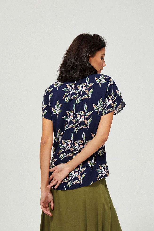 Bluzka z wiskozy z nadrukiem