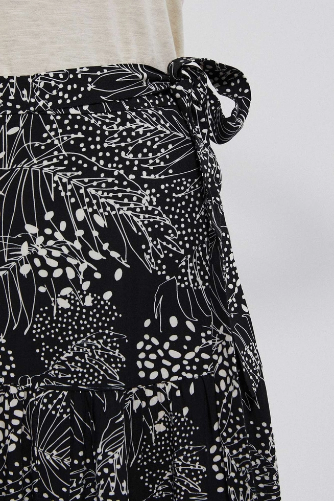 Wzorzysta spódnica z wiskozy