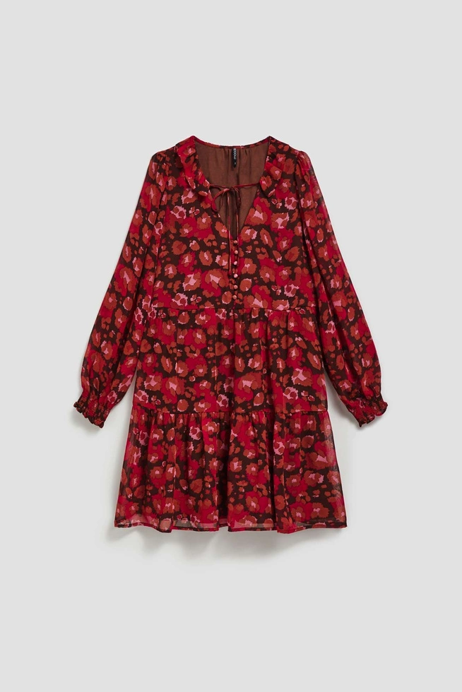 Sukienka z rozkloszowanym dołem