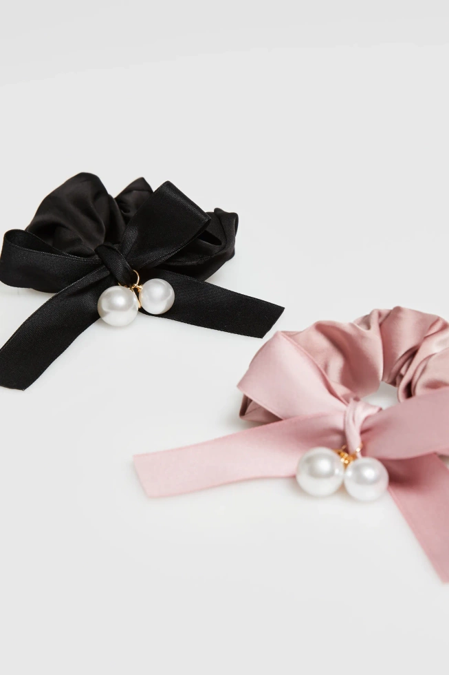 Zestaw dwóch gumek do włosów