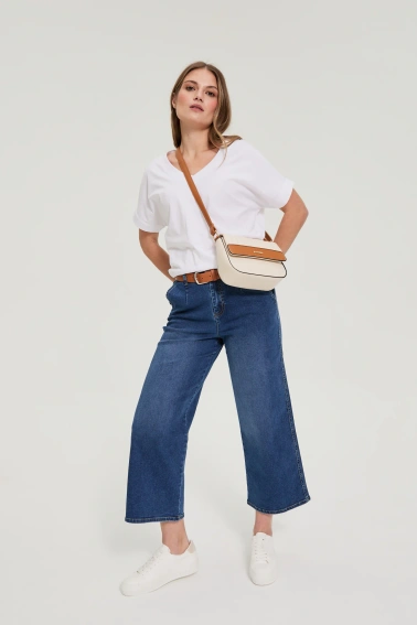 Torebka na ramię beżowa