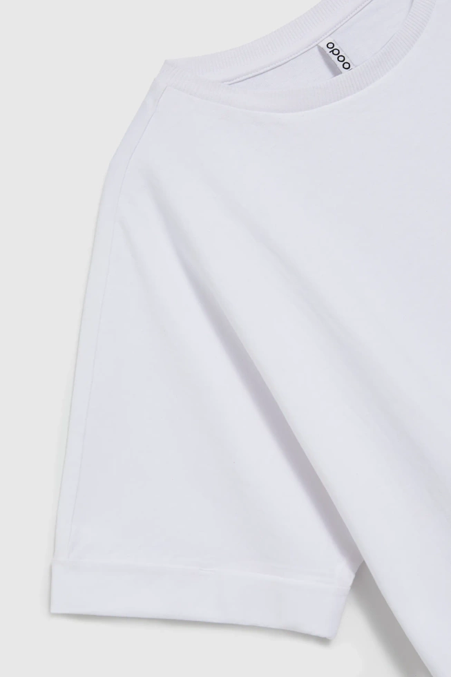 T-shirt oversize biały