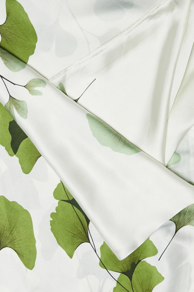 Szalik z nadrukiem zielony