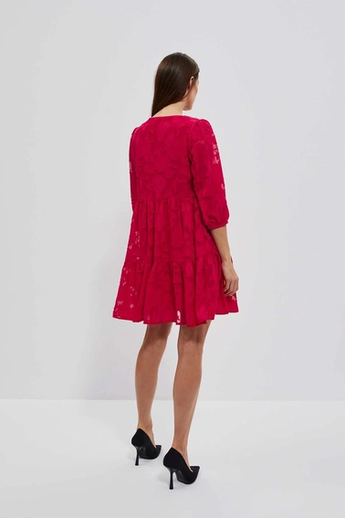 Rozkloszowana sukienka w kwiaty