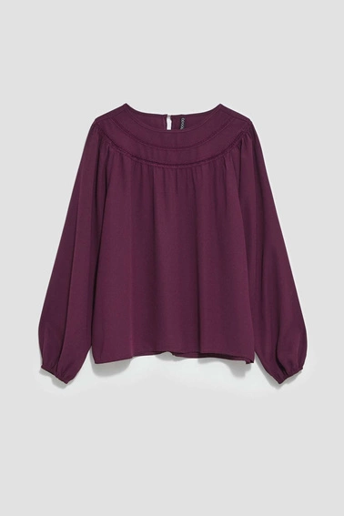 Koszula z bufiastymi rękawami 