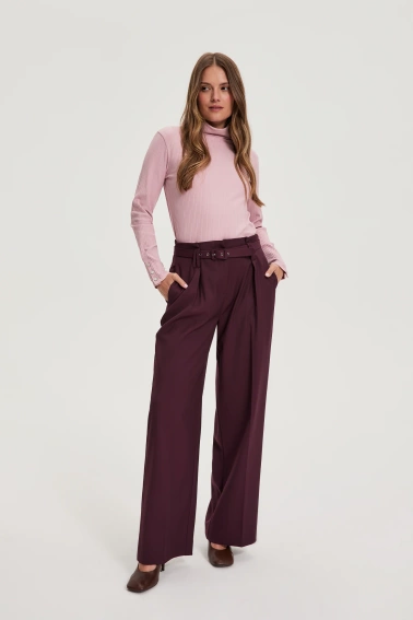 Bawełniany golf różowy 