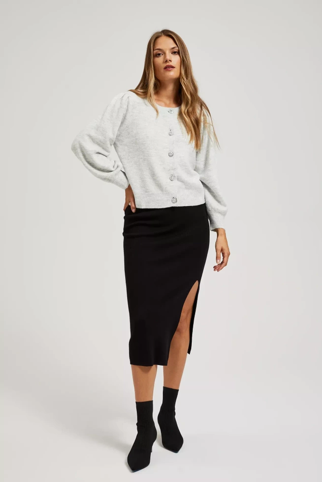 Kardigan z ozdobnymi guzikami