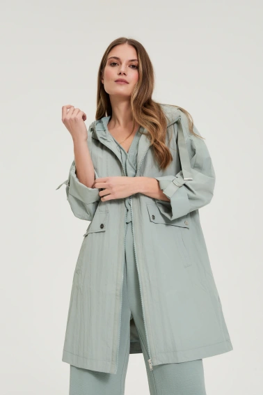 Kurtka parka oliwkowa