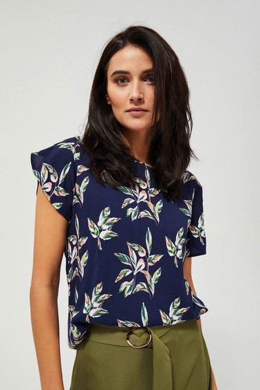 Bluzka z wiskozy z nadrukiem