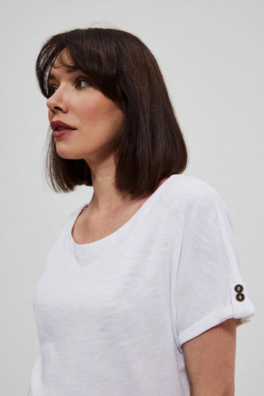 Bawełniana bluzka biała