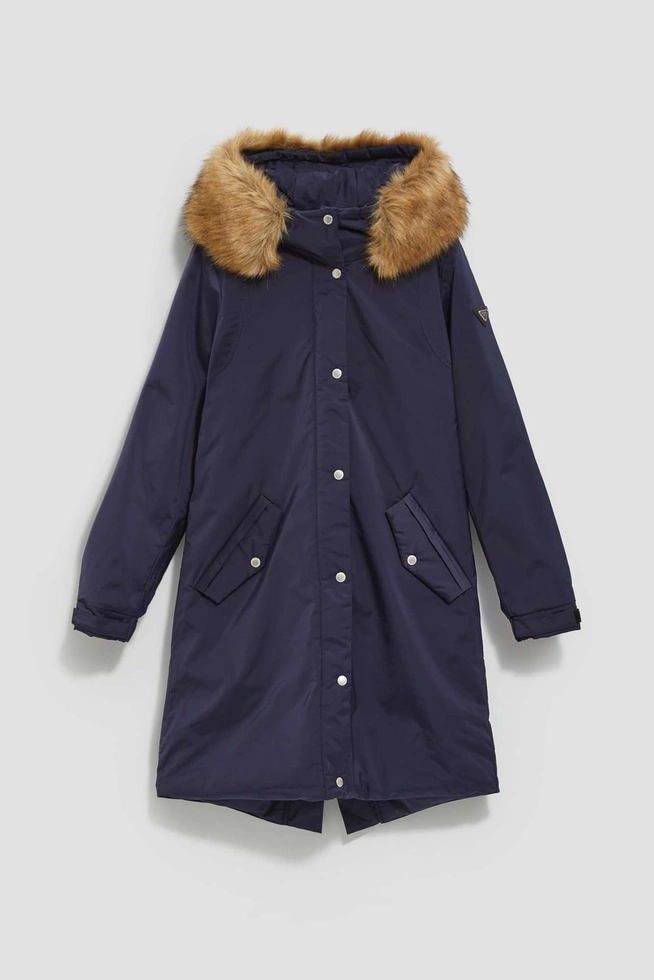 Pikowana kurtka z kapturem