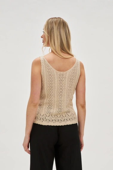 Ażurowy top