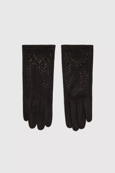 Rękawiczki ozdobione cyrkoniami