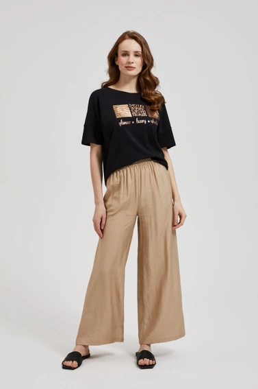 Bluzka z cekinami czarna