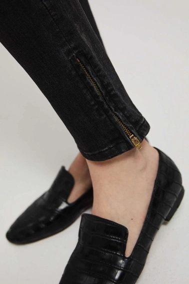 Jeansy skinny czarne