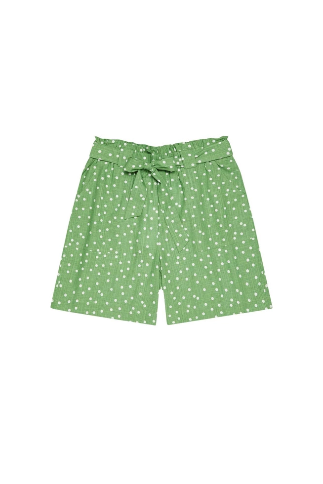 Bawełniane szorty w groszki