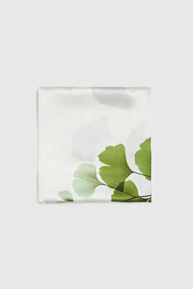 Szalik z nadrukiem zielony