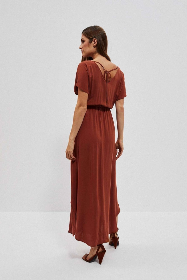 Gładka sukienka maxi