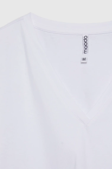 Bawełniana bluzka biała