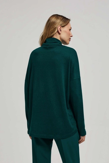 Bluzka z luźnym golfem