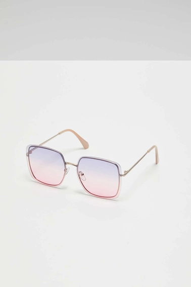 Okulary przeciwsłoneczne z cieniowanymi szkłami różowe