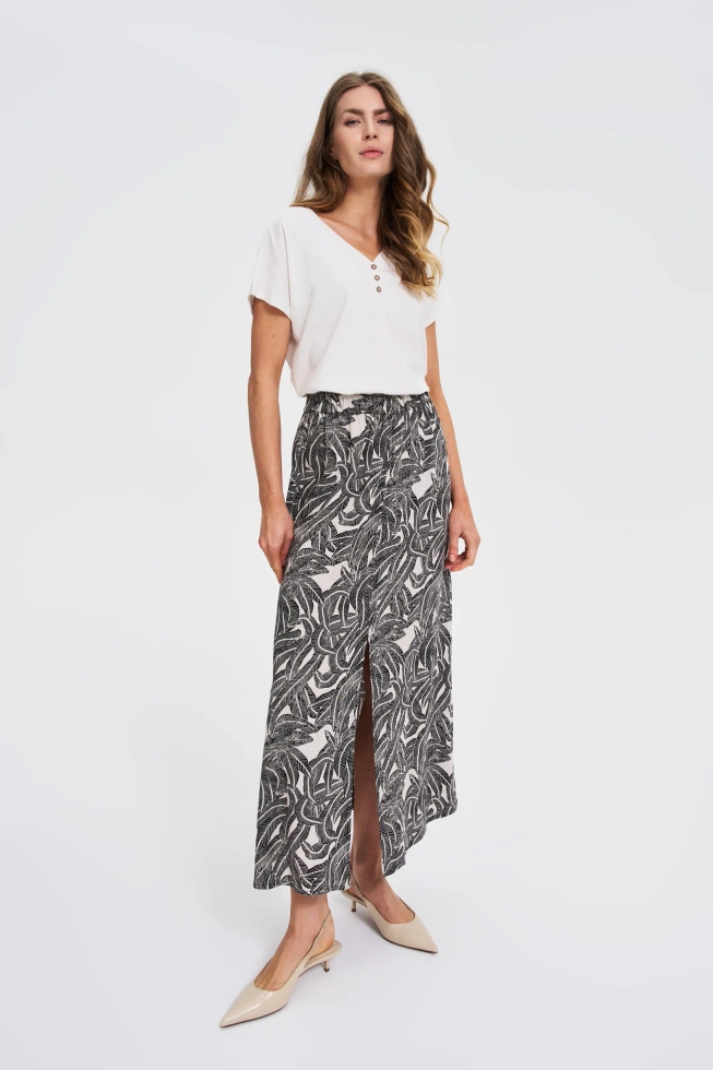 Bluzka z bawełny biała