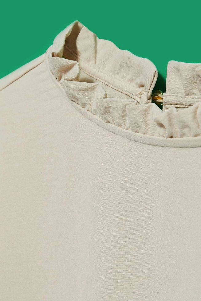 Gładka koszula piaskowa