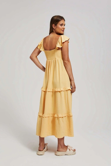 Sukienka maxi waniliowy