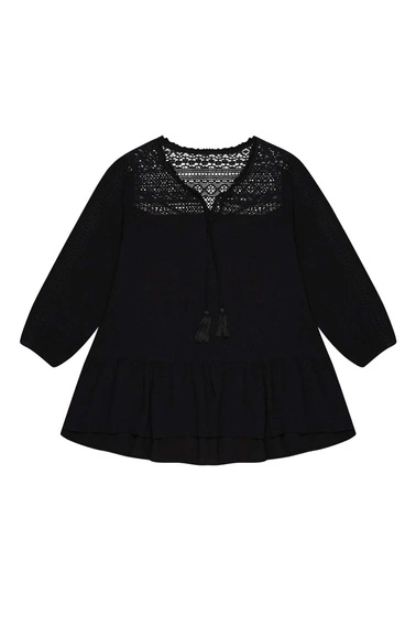 Wiskozowa koszula z frędzlami