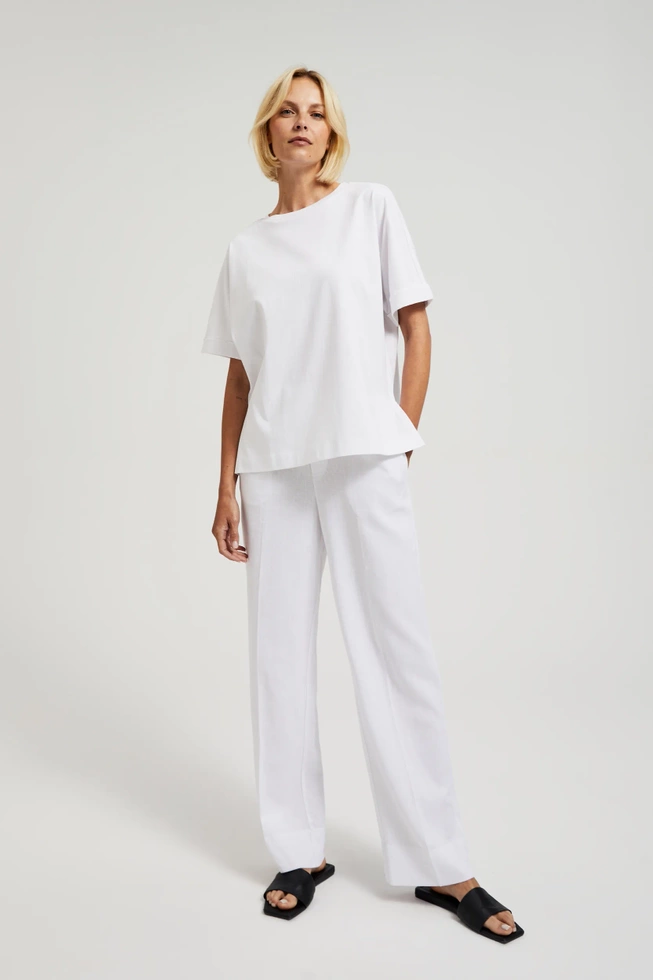 T-shirt oversize biały