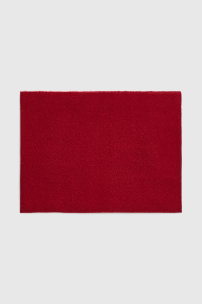 Szal z frędzlami czerwony