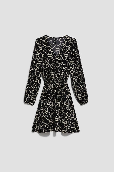 Sukienka mini z rozkloszowanym dołem