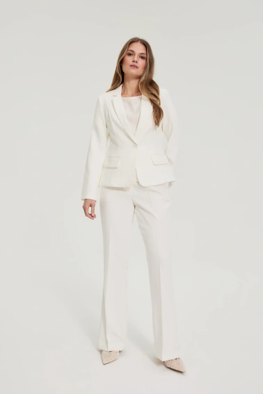 Marynarka jednorzędowa biała