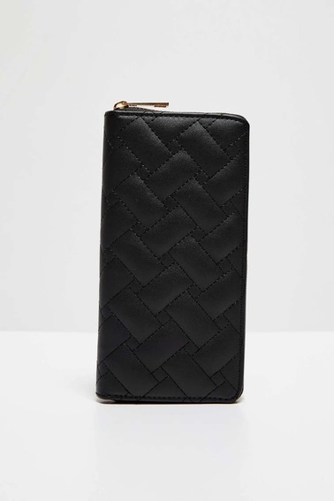 Porftel w geometryczny wzór czarny