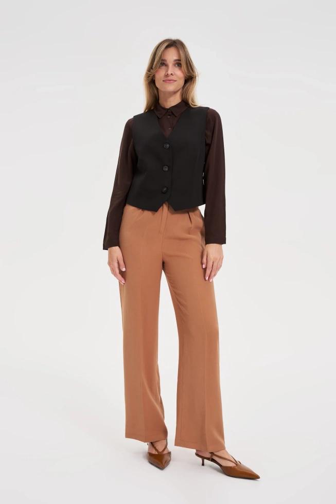 Elegancka kamizelka czarna