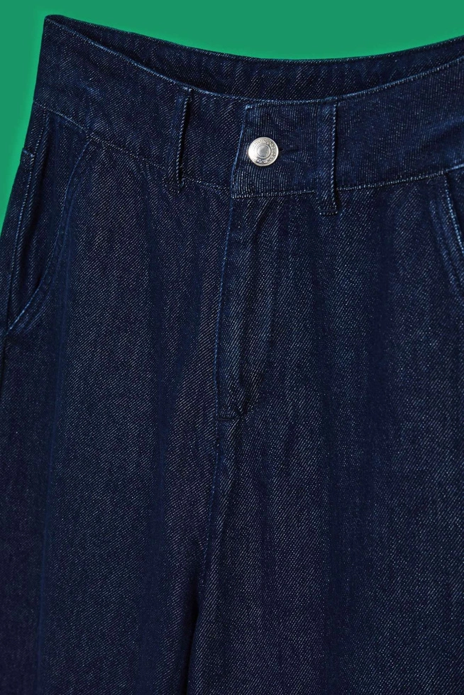 Jeansy dzwony z wysokim stanem