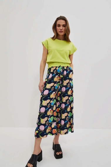 Gładka bluzka neonowa