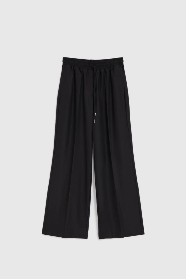 Spodnie z szerokimi nogawkami czarne