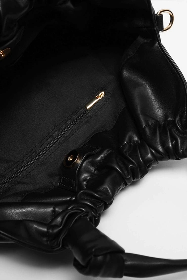 Torebka z eko skóry czarna