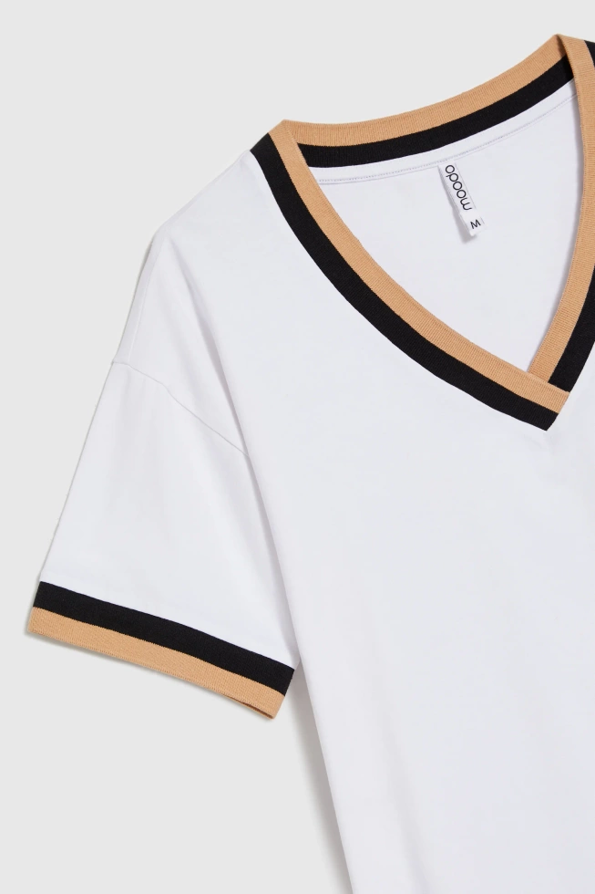 Bluzka z bawełny biała