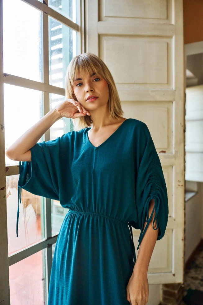 Sukienka midi zielona