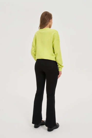 Jeansy dzwony czarne