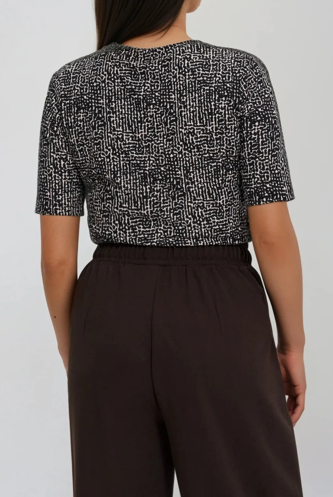 Bluzka z dekoltem w serek