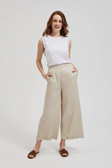 Top z frędzlami biały