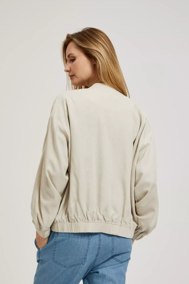 Kurtka bomberka beżowa 