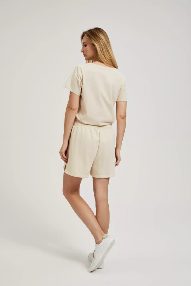 Dresowe szorty beżowe